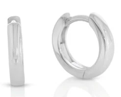 Creolen 925 Silber Ø 14mm Ohrringe Damen