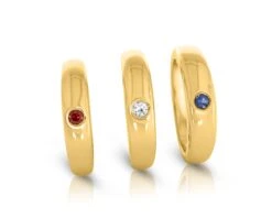 Taufanhänger Ring Vergoldet Taufschmuck Geschenk Zur Taufe -Modejuwelier Geschäft 22.04 26 2