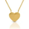 Anhänger Herz Kette Zart Fein Vergoldet