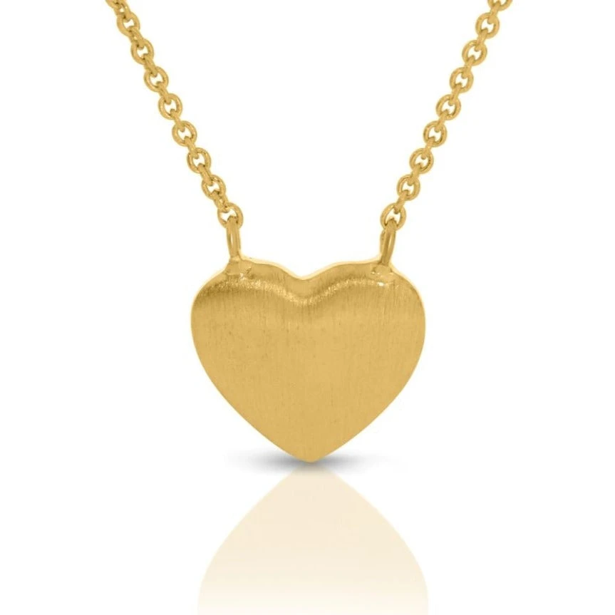Anhänger Herz Kette Zart Fein Vergoldet 1 Anhänger Herz Kette Zart Fein Vergoldet