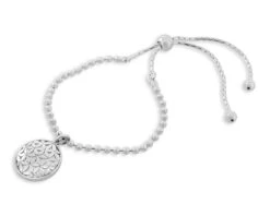 ARMBAND MIT LEBENSBLUME, 925 SILBER, PERSONALISIERTE GESCHENKSCHACHTEL, -Modejuwelier Geschäft 44 1