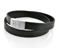 MÄNNERARMBAND MIT GRAVUR LEDERBAND MIT NAMEN SCHWARZ GESCHENK FÜR DEN MANN 6 MÄNNERARMBAND MIT GRAVUR LEDERBAND MIT NAMEN SCHWARZ GESCHENK FÜR DEN MANN -Modejuwelier Geschäft 47 3