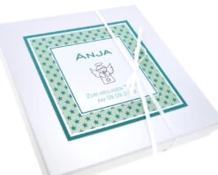 PERSONALISIERTE GESCHENK SCHACHTEL FÜR SCHMUCK, TAUFE, KOMMUNION