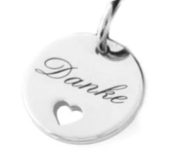 Gravur Plättchen 1,3 Cm Poliert Wunschgravur