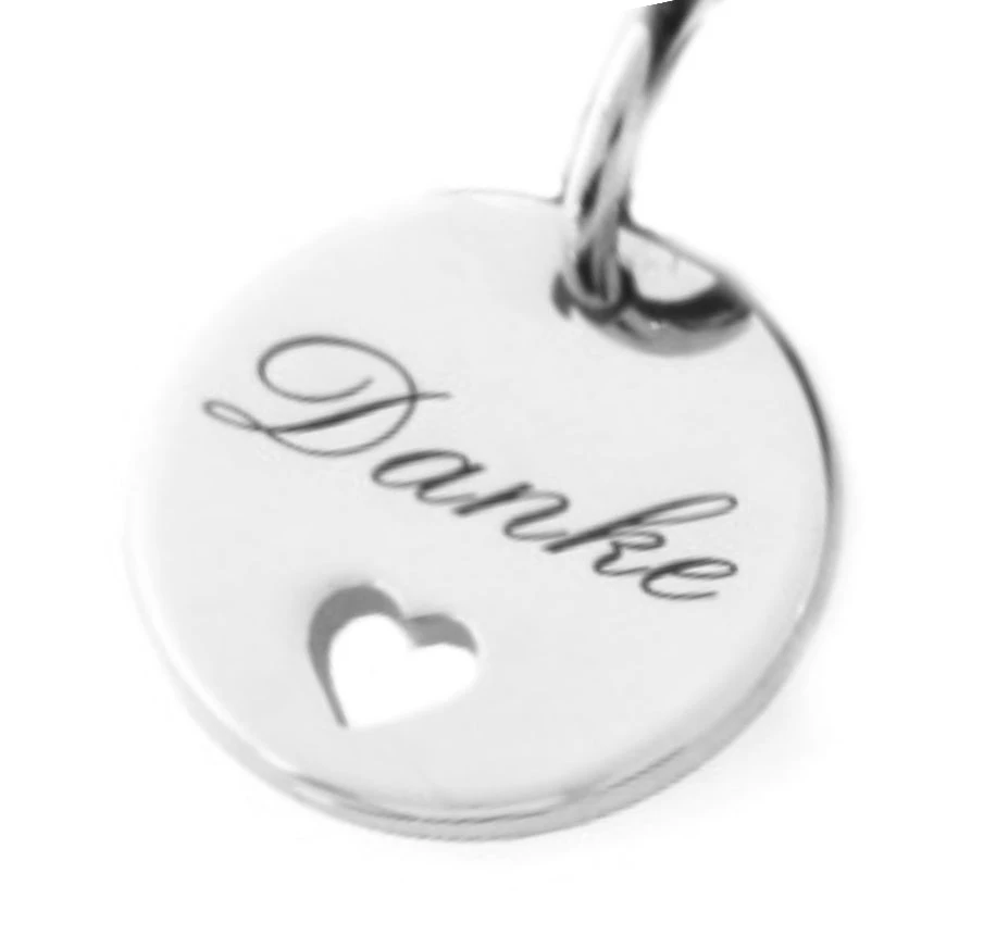 Gravur Plättchen 1,3 Cm Poliert Wunschgravur 1 Gravur Plättchen 1,3 Cm Poliert Wunschgravur