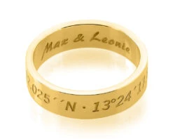 GRAVUR RING NAMENSRING FREUNDSCHAFTSRING PERSONALISIERTER RING