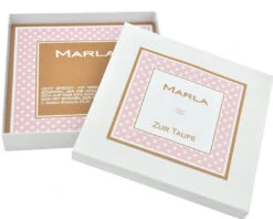 PERSONALISIERTE SCHMUCKSCHACHTEL ZUR TAUFE MIT TAUFSPRUCH