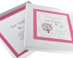 SCHMUCKSCHACHTEL ZUR TAUFE, GESCHENK SCHACHTEL PERSONALISIERT