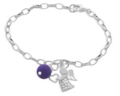 ARMBAND MIT SCHUTZENGEL, TAUFARMBAND, SCHUTZENGEL ARMKETTCHEN