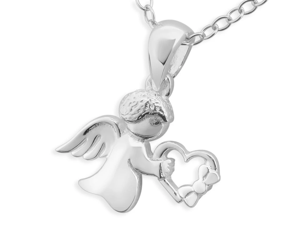 ENGEL SCHMUCK, TAUFKETTE MIT ENGEL, SILBERKETTE FÜR KINDER, SILBERSCHMUCK 1 ENGEL SCHMUCK, TAUFKETTE MIT ENGEL, SILBERKETTE FÜR KINDER, SILBERSCHMUCK