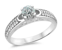 SILBERRING MIT GRAVUR, VERLOBUNGSRING, RING HEIRATSANTRAG