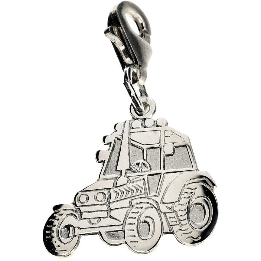 TRAKTOR CHARM, MÄNNERSCHMUCK, GESCHENK FÜR MANN, TREKKER ANHÄNGER