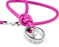 TAUFKETTE MIT GRAVUR, TAUFSCHMUCK SILBER, TAUFRING MIT ENGEL -Modejuwelier Geschäft img4679