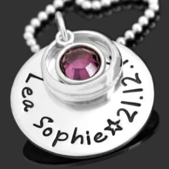 TAUFKETTE GRAVUR, GESCHENK ZUR TAUFE, SCHMUCK ZUR TAUFE