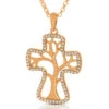 Kette Kreuz Lebensbaum Zirkonis Damenschmuck Juwelier Online