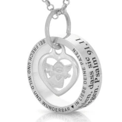 Taufkette Gravur Engel Taufschmuck Mit Taufring Geschenk Taufe Kette